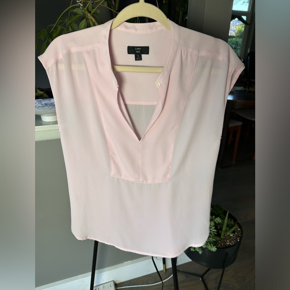 I. Crew Drapey Cap Sleeve Top